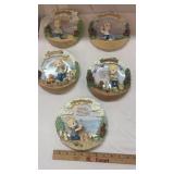 5 Precious Moments "Walking in Faith" Plaques