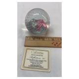 Caithness Art Glass Paperweight Reflections 1991