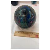 Zellique Studio 1991 Art Glass Paperweight