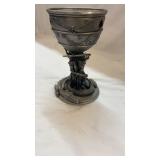 Danbury Mint Pewter Gem Dragon Goblet