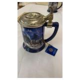 Franklin Mint "Call of the North" Beer Stein