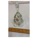 Fenton Hand Painted Art Glass Bell
