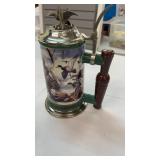 Danbury Mint "Ducks in Flight" Beer Stein