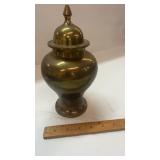9" Tall Brass Urn