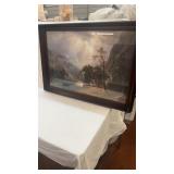 Dry Nice Framed Print Indians and Mountains