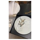 Maynard Reece Limoges Bird Plate Numbered