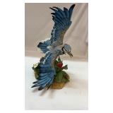 Limited Edition Boehm Blue Jay Bird 13 1/2" Tall