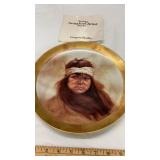1977 Limited Edition Perillo Apache Girl Plate