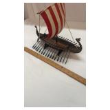 13". Viking Dragon Longship Longboat Boat