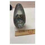 Chico Satava California Art Glass Paperweight