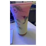 Beautiful Fenton Uranium Burmese Glass Vase