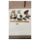 12 Glass & Porcelain Animals