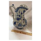Blue & White Pitcher