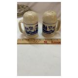 Blue & White Salt & Pepper Shakers