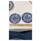 2 English Ironstone Pottery Dickens Series Plates