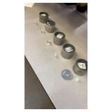 5 Swarovski Miniature Animals & Mushroom