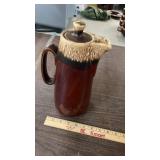 Hull Pottery Brown Drip Coffee Pot