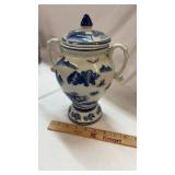 Blue & White Urn