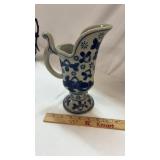 Blue & White Pitcher or Ewer
