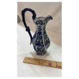 Blue & White Pitcher or Ewer