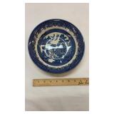 Churchill England Blue Willow Serving 8 3/4"  Bowl