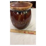 Hull Pottery Brown Drip Cookie Jar