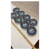 8 Churchill England Blue Willow Small Bowls