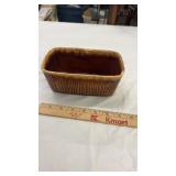 Hull Pottery Brown Drip Planter