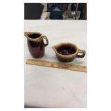 Hull Pottery Brown Drip Creamers or Gravy