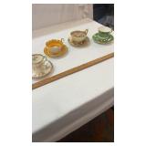 4 Tea Cup & Saucer Sets