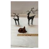 Metal Reindeer & a Horse
