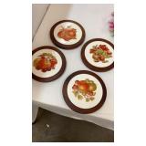 Vintage Wood & Tile Trivets or Wall Decor