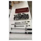 1/2" Drive Ratchet & Sockets Mechanic  Tools