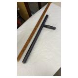 Metal Side Handle Baton Self Defense Billy Club