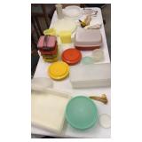 Group of Tupperware