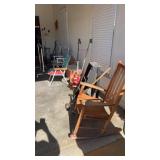 Contents on Carport Wall