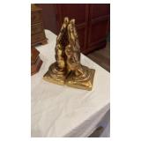 Brass Praying Hands Bookends