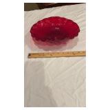 Art Glass Compote Bowl by E.R. Italy