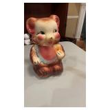 1950s American Bisque Bear Cookie  Jar