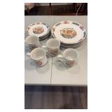 12 Pieces of International Dinnerware