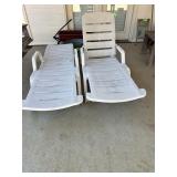 Pair of Chaise Lounge Chairs
