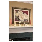 Nice Magnolia Picture & Mantle Decor