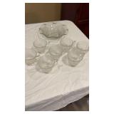 Iris & Herringbone Depression Glass