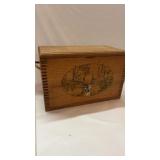 Wood Dovetail Ammunition Storage Box