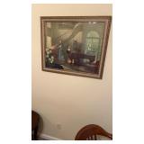 Classic Print of Victorian Piano Player