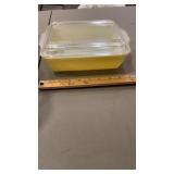 Yellow Pyrex Refrigerator Dish