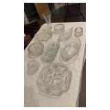 Lot of Estate Vintage Glassware