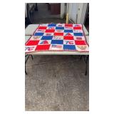 Beautiful 1976 Handmade Bicentennial Afghan