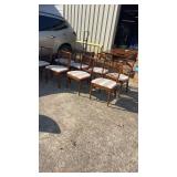 8 Mid Century Danish Modern MCM Chairs