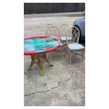 Rattan Table with 4 Chairs
